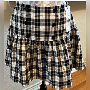 Black and white skirt